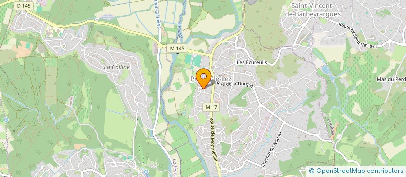 localisation de l'entreprise LA PETITE FILLE QUI S'ATTARDE à PRADES-LE-LEZ