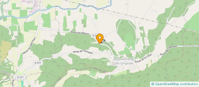 localisation de l'entreprise LA PETITE FLAILIA  CHANTEMERLE-LES-GRIGNAN
