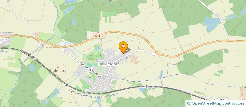 localisation de l'entreprise LA PETITE FLEUR JAUNE  TRAUBACH-LE-HAUT