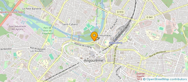 localisation de l'entreprise LA PETITE FOLIE à ANGOULEME