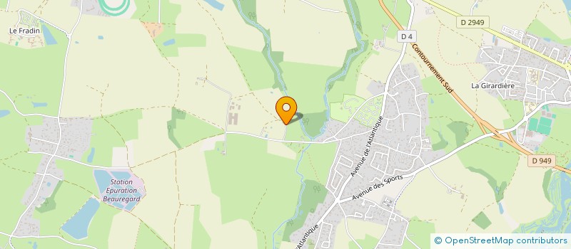 localisation de l'entreprise LA PETITE FOLIE  TALMONT-SAINT-HILAIRE