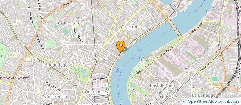 localisation de l'entreprise LA PETITE FONCIERE à BORDEAUX