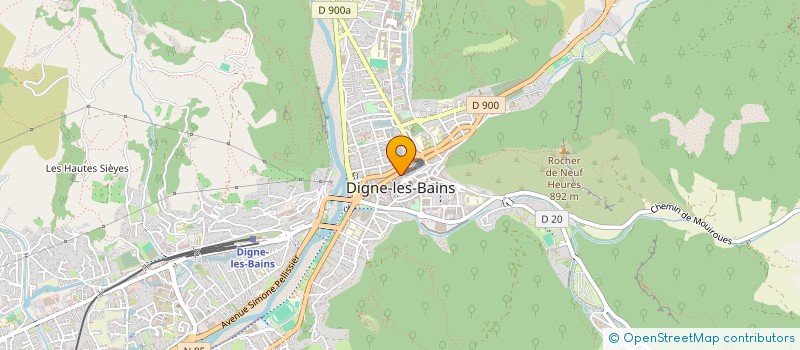 localisation de l'entreprise LA PETITE FONTAINE à DIGNE-LES-BAINS