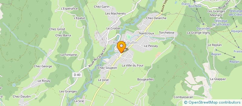 localisation de l'entreprise LA PETITE FORET  HABERE-LULLIN