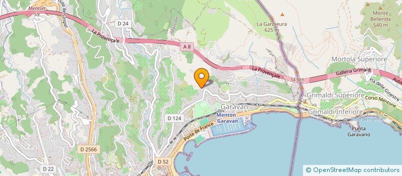 localisation de l'entreprise LA PETITE FORGE à MENTON