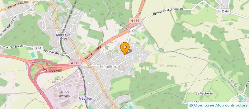 localisation de l'entreprise LA PETITE FOURMI à FREPILLON