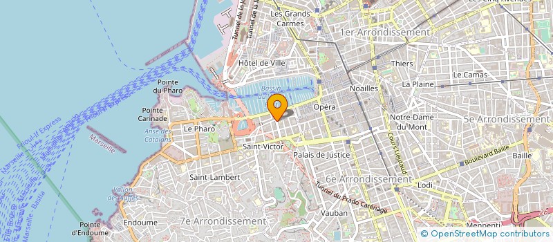 localisation de l'entreprise LA PETITE FRANCAISE à MARSEILLE