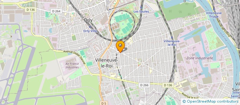 localisation de l'entreprise LA PETITE FRANCAISE à VILLENEUVE-LE-ROI