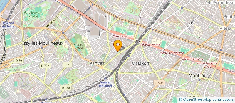 localisation de l'entreprise LA PETITE FRANCE  VANVES