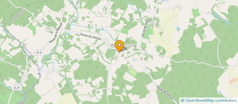 localisation de l'entreprise LA PETITE FRANCE  MONTPEYROUX