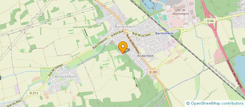 localisation de l'entreprise LA PETITE FRANCE  BARTENHEIM