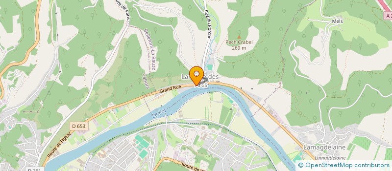 localisation de l'entreprise LA PETITE FRENCHIE IMMO  BELLEFONT-LA RAUZE