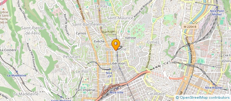 localisation de l'entreprise LA PETITE GALERIE DE NICE  NICE