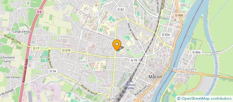 localisation de l'entreprise LA PETITE GARDONNOISE à MACON