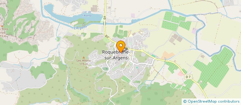 localisation de l'entreprise LA PETITE GLACE'RIT  ROQUEBRUNE-SUR-ARGENS