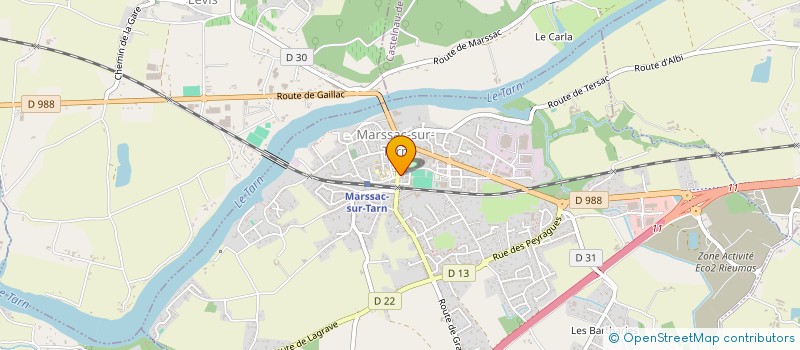 localisation de l'entreprise LA PETITE GOURMANDISE à MARSSAC-SUR-TARN