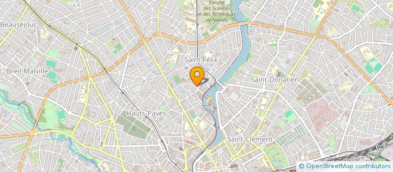 localisation de l'entreprise LA PETITE GRAINE à NANTES