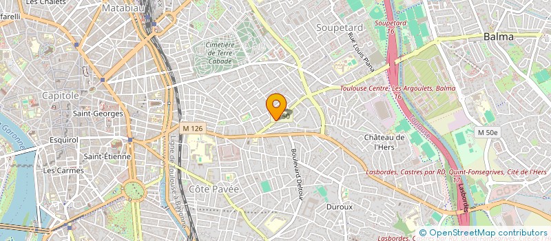 localisation de l'entreprise LA PETITE GRAINE TS à TOULOUSE
