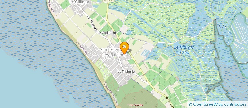 localisation de l'entreprise LA PETITE GRANGE  ARS-EN-RE