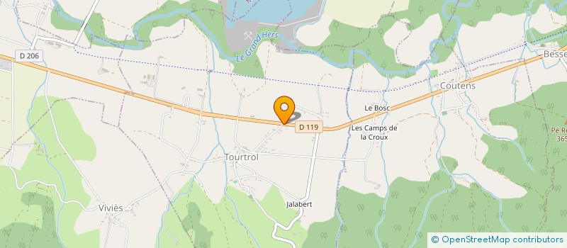 localisation de l'entreprise LA PETITE GRANGE à TOURTROL