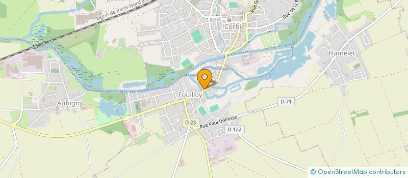 localisation de l'entreprise LA PETITE GRISE à CORBIE