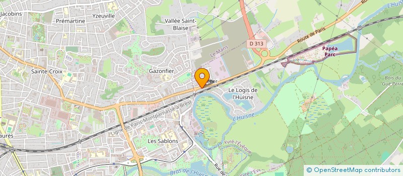 localisation de l'entreprise LA PETITE IMMOBILIERE  YVRE-L'EVEQUE