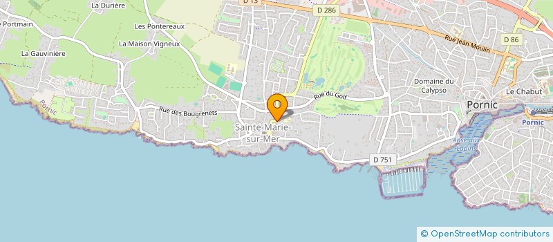 localisation de l'entreprise LA PETITE JO  PORNIC