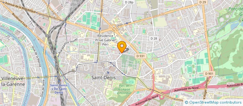 localisation de l'entreprise LA PETITE JOUEUSE à SAINT-DENIS