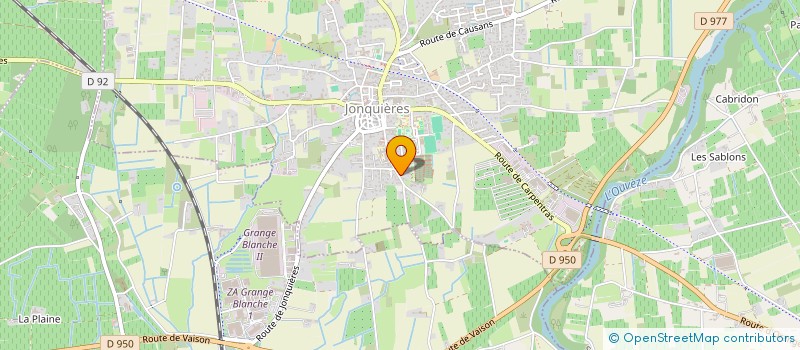 localisation de l'entreprise LA PETITE LAUZADE  JONQUIERES