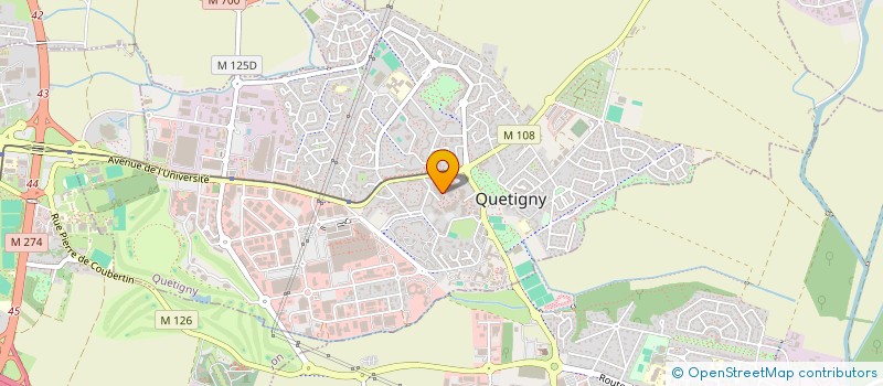 localisation de l'entreprise LA PETITE LAVERIE à QUETIGNY
