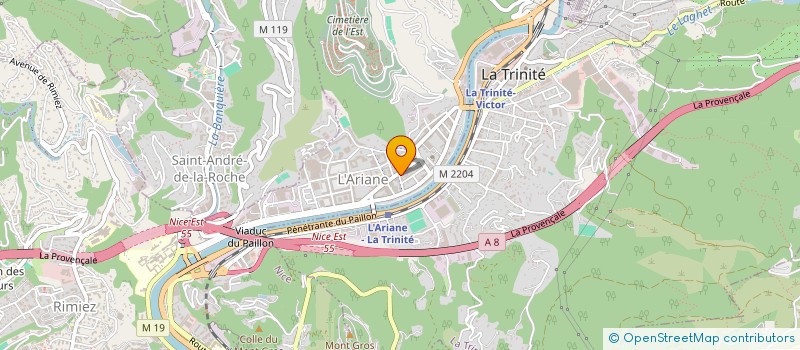 localisation de l'entreprise LA PETITE LEILA à NICE
