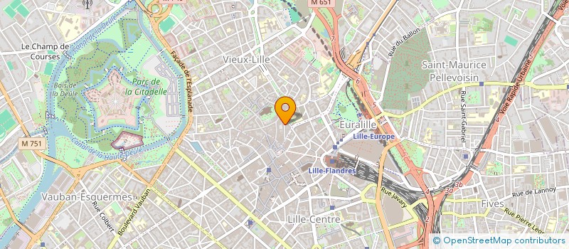 localisation de l'entreprise LA PETITE LIBRAIRIE à LILLE