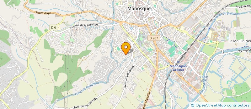 localisation de l'entreprise LA PETITE LOGE à MANOSQUE