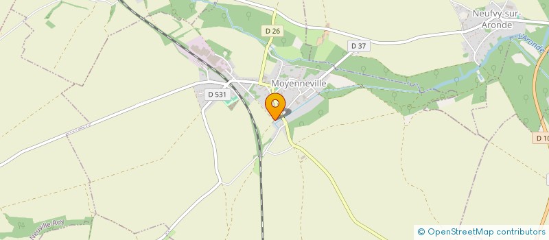 localisation de l'entreprise LA PETITE LONGERE  MOYENNEVILLE