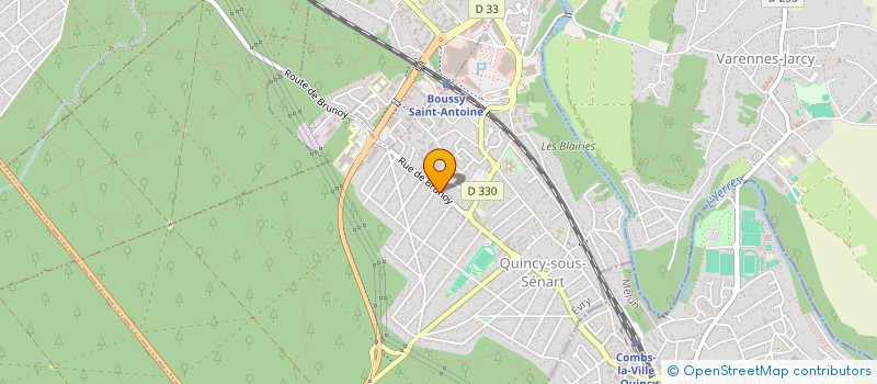 localisation de l'entreprise LA PETITE LUSITANE à QUINCY-SOUS-SENART