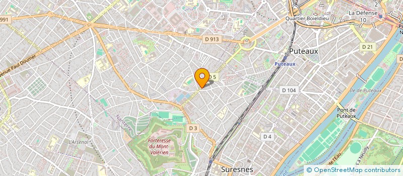 localisation de l'entreprise LA PETITE MACHINE à SURESNES