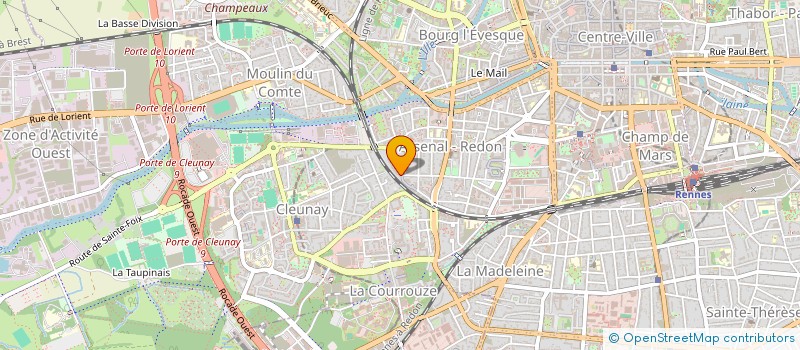 localisation de l'entreprise LA PETITE MACHINERIE  RENNES