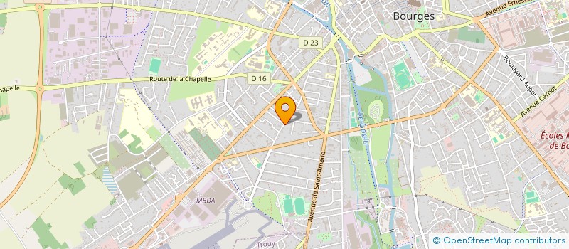 localisation de l'entreprise LA PETITE MACONNERIE  BOURGES