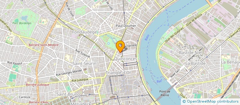 localisation de l'entreprise LA PETITE MADELEINE MILLS  BORDEAUX