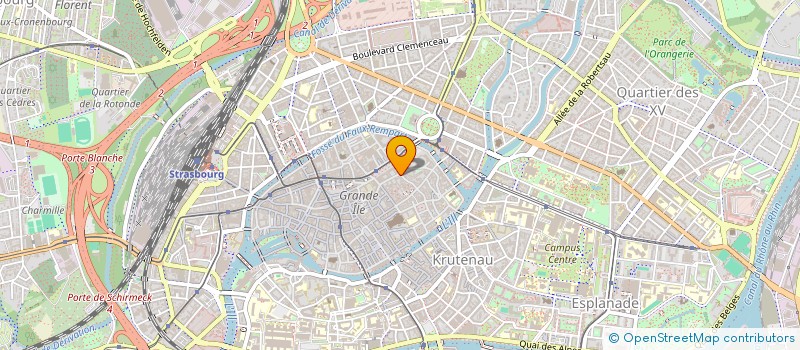 localisation de l'entreprise LA PETITE MAIRIE à STRASBOURG