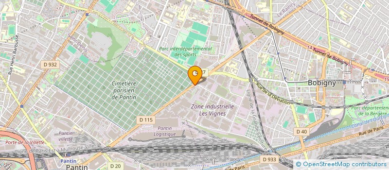 localisation de l'entreprise LA PETITE MAISON  BOBIGNY