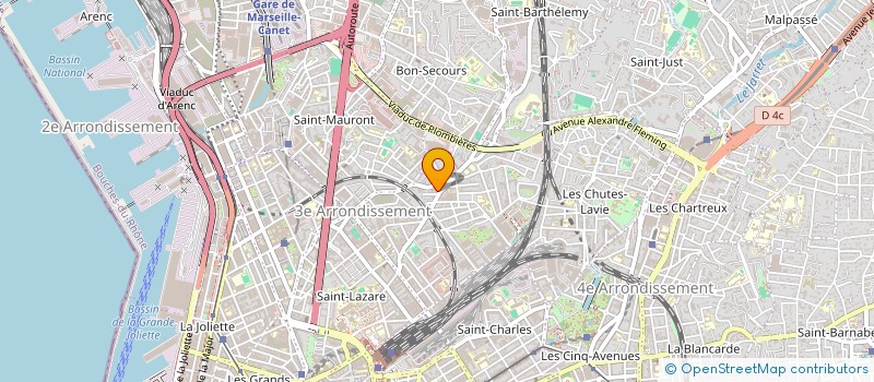 localisation de l'entreprise LA PETITE MAISON à MARSEILLE