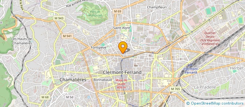 localisation de l'entreprise LA PETITE MAISON  CLERMONT-FERRAND