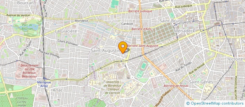localisation de l'entreprise LA PETITE MAISON à BORDEAUX