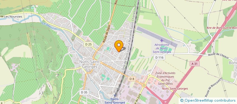 localisation de l'entreprise LA PETITE MAISON à NUITS-SAINT-GEORGES