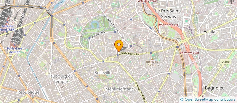 localisation de l'entreprise LA PETITE MAISON DANS LA VILLETTE  PARIS