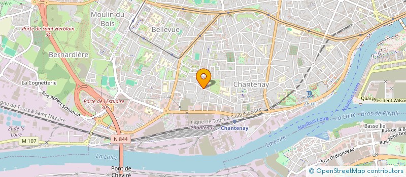 localisation de l'entreprise LA PETITE MAISON DE L'ILE à NANTES
