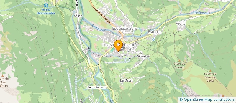 localisation de l'entreprise LA PETITE MAISON DES MONTAGNES  LUZ-SAINT-SAUVEUR