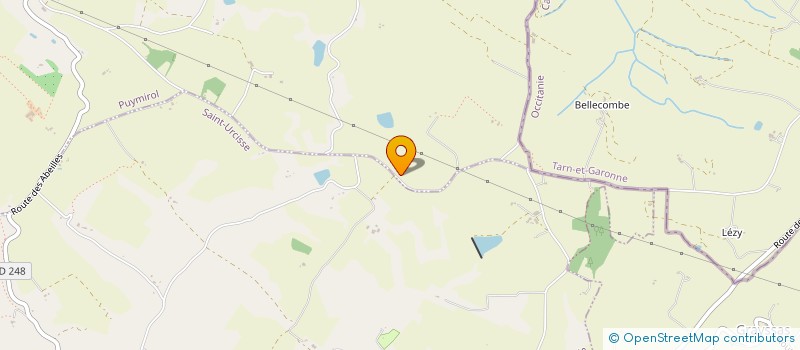 localisation de l'entreprise LA PETITE MAISON DU BOULANGER  PUYMIROL