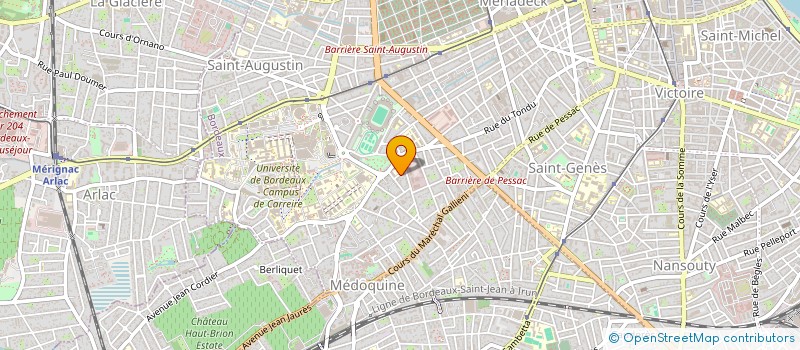 localisation de l'entreprise LA PETITE MAISON ELECTRIQUE à BORDEAUX